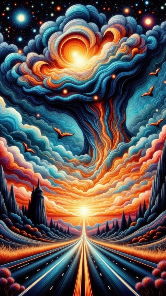 Vortex Eating Landscape