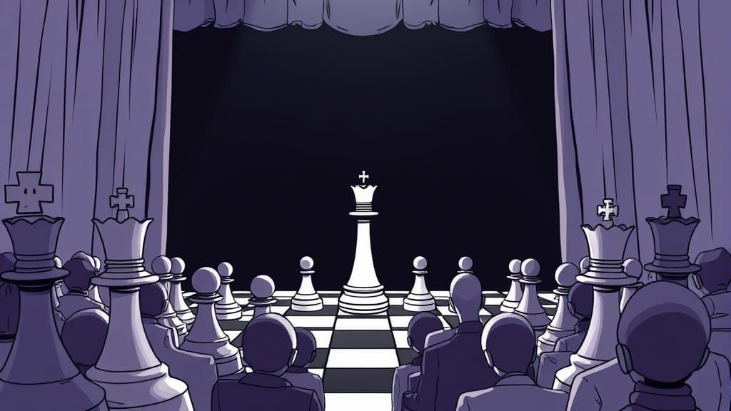 Chess Pieces Enchant Paris Opera House