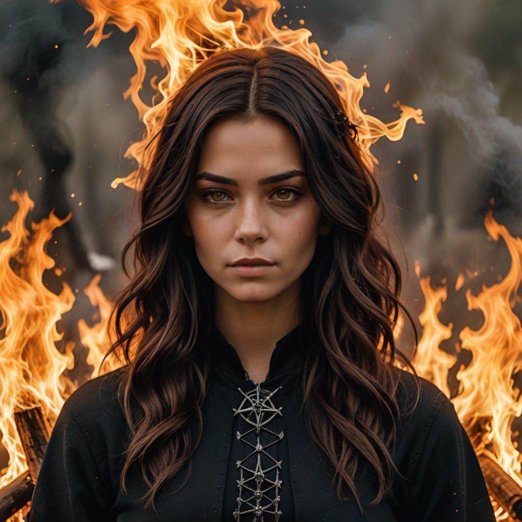 Brunette Witch in Past Life: Historical Persecution