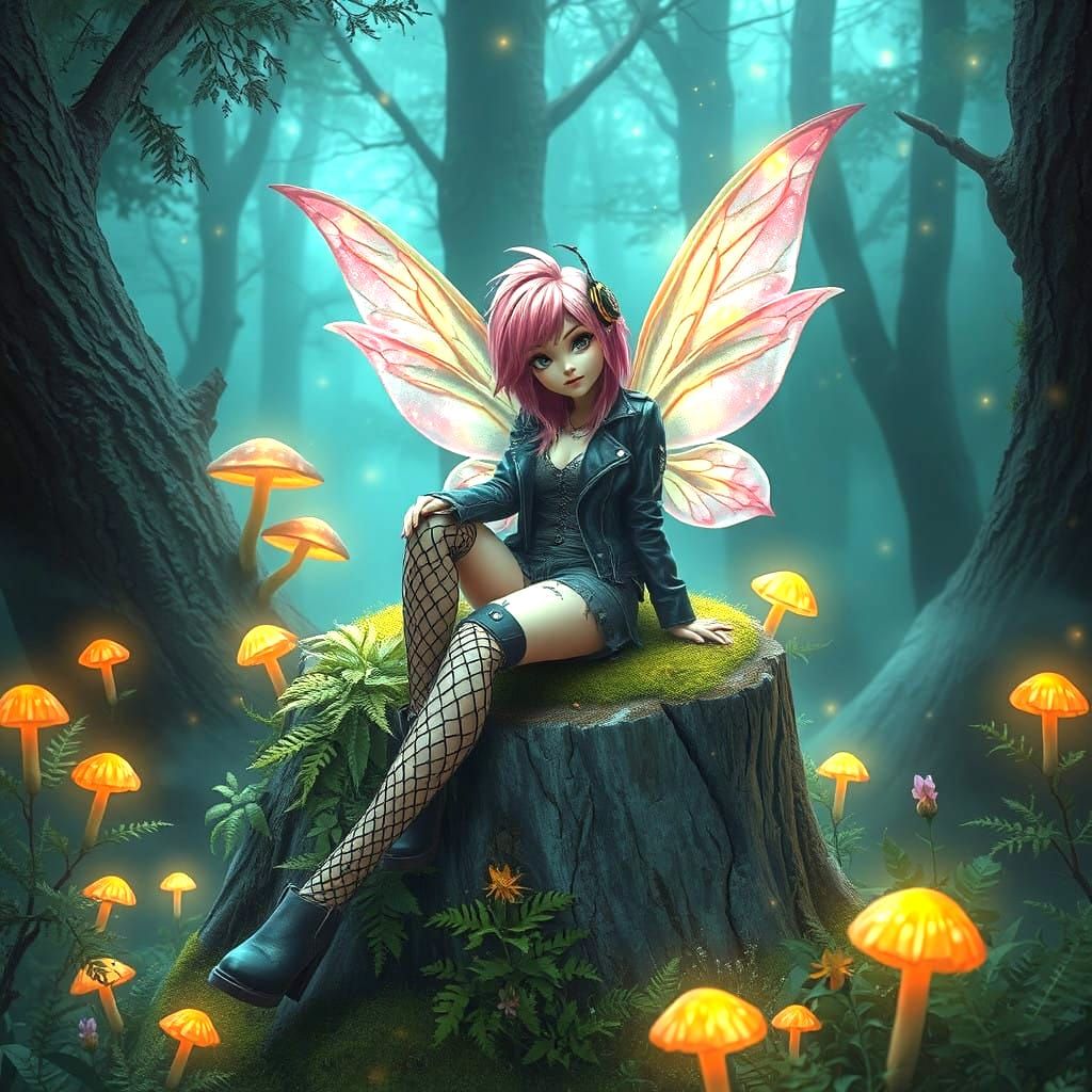 Ethereal Fairy Enchants the Whispering Woods