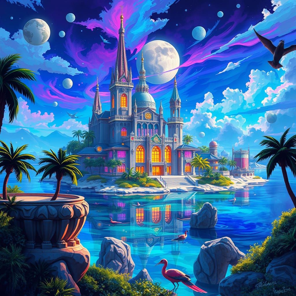 Gothic Futurism Meets Korean Elegance in Island Oasis