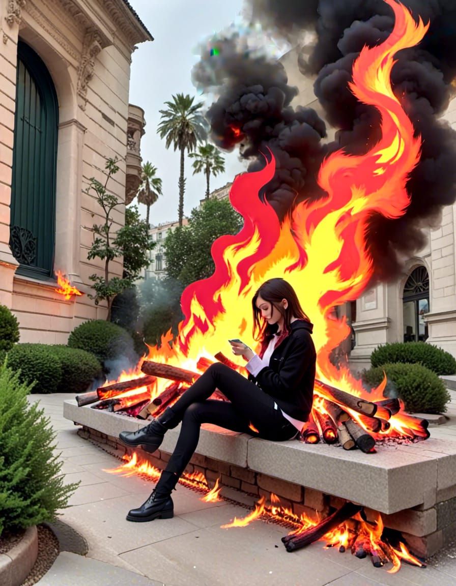 careless and foolhardy girl