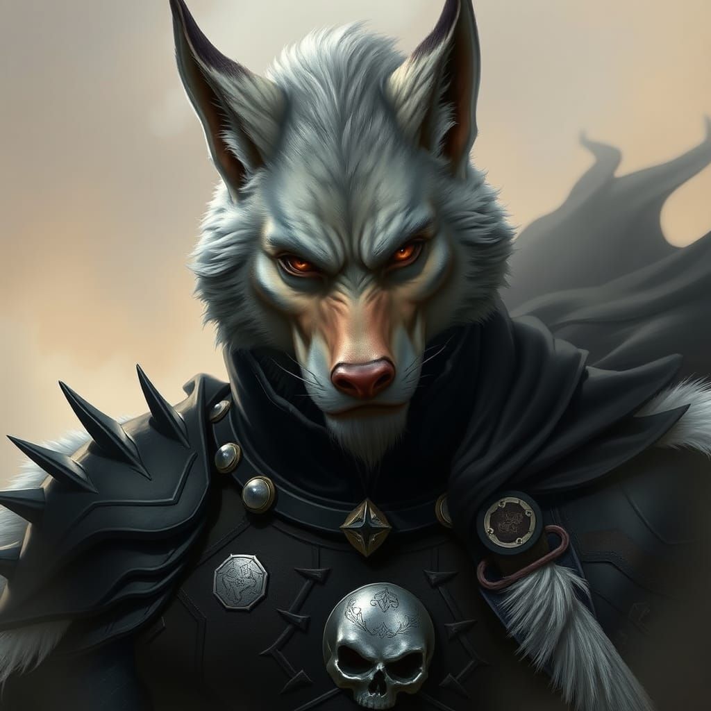 Werewolf Knight in Gothic Armor