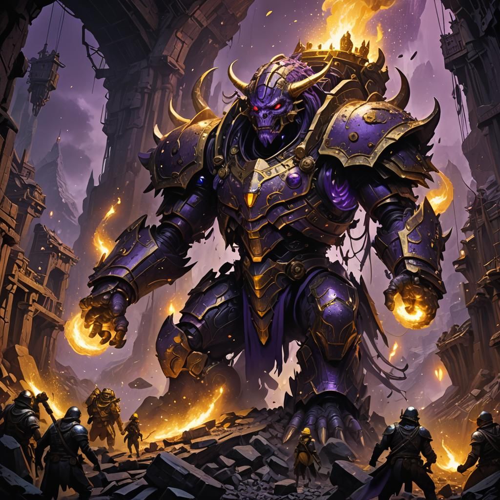 Giant Serapede Invasion: Dark Fantasy Concept Art