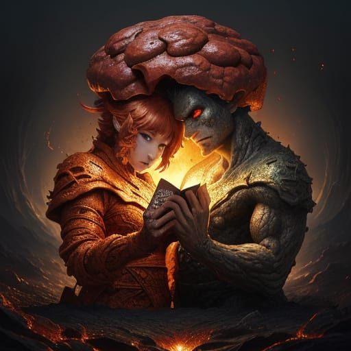 Adorable Lava Monsters Exchange Valentine's Day Cards in a C...