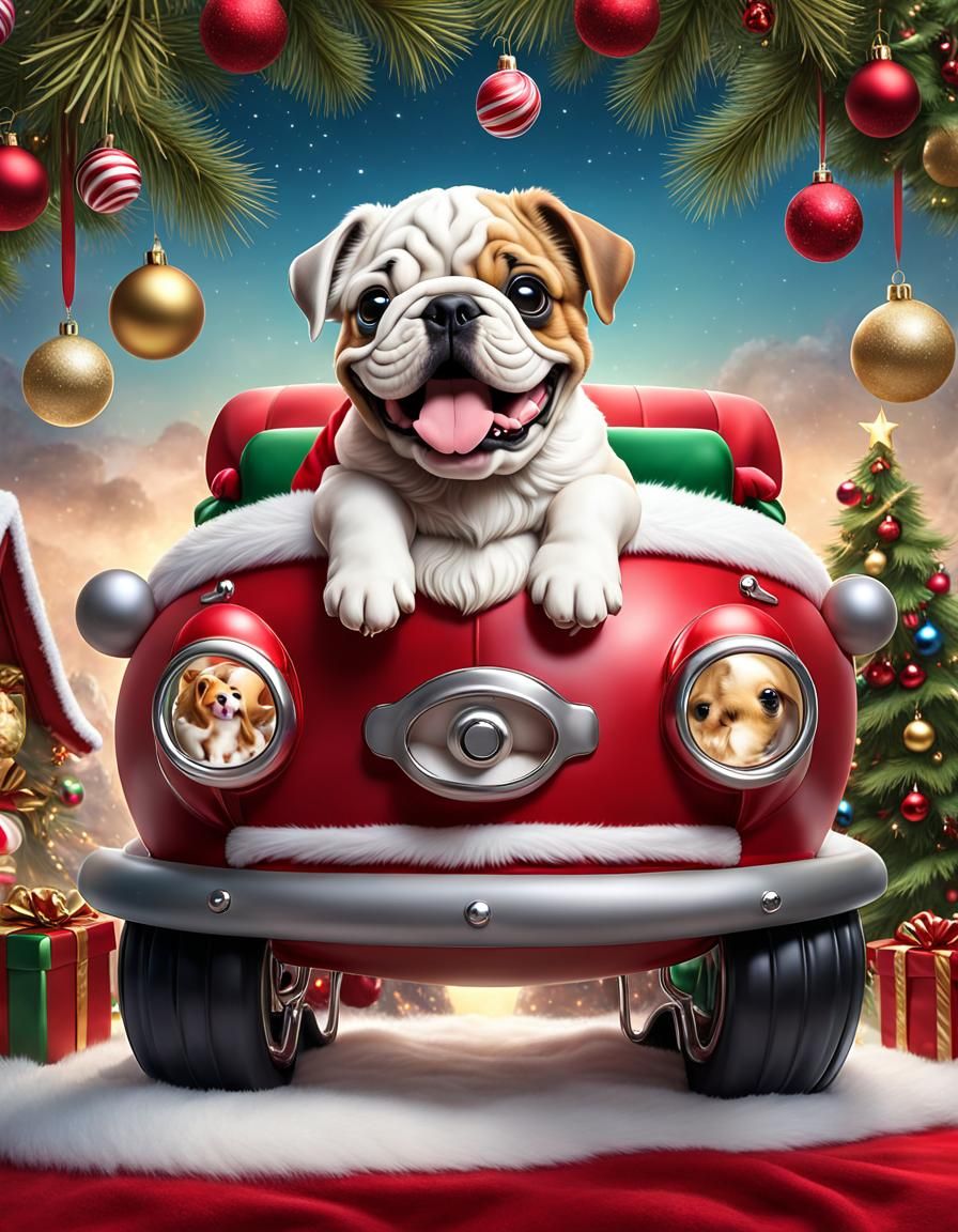 Christmas 🎄 Bulldog