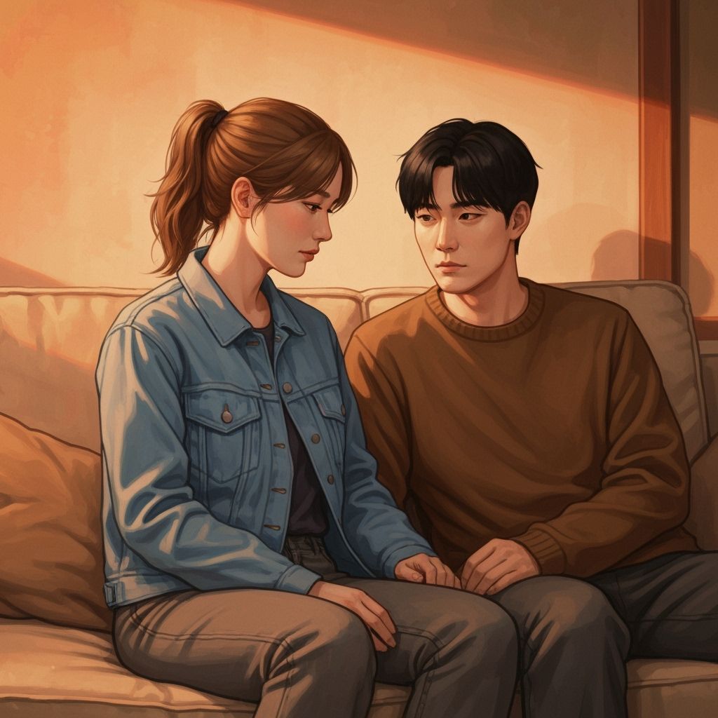 Intimate Portrait of a Woman in a Cozy Setting