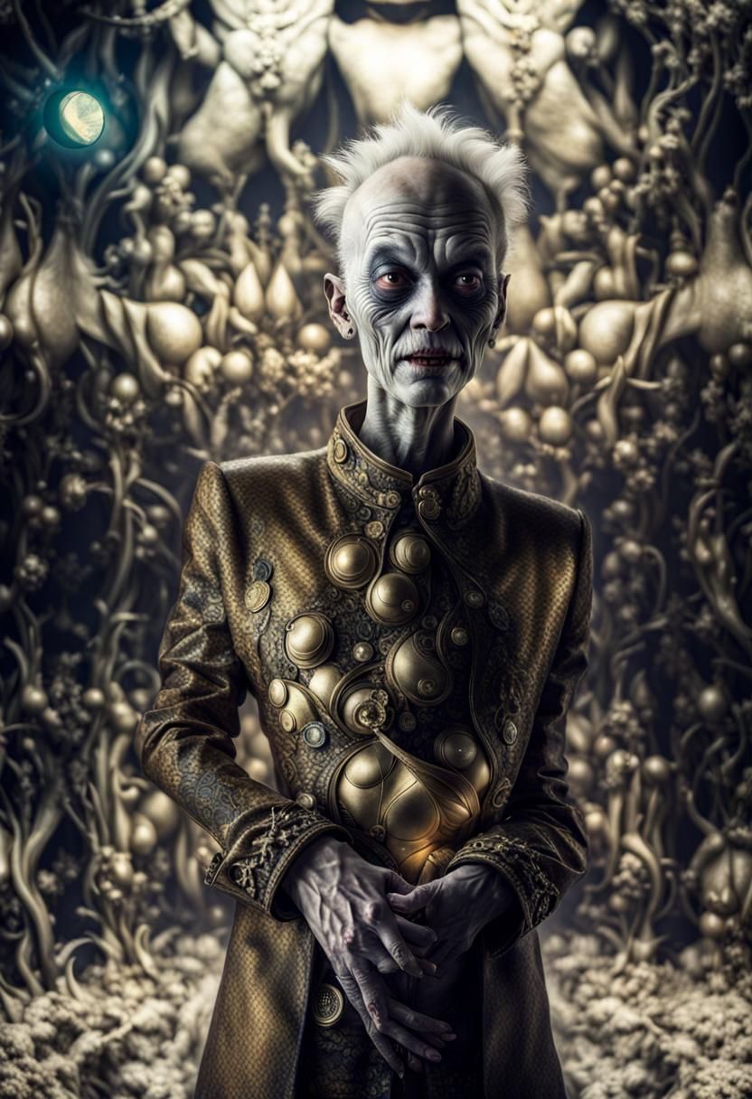 Extravagant Alien Characters in a Bizarre Cosmic Dreamscape