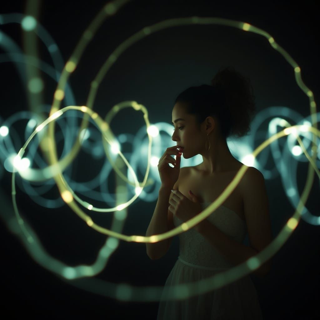 Ethereal Muse in Whimsical Light