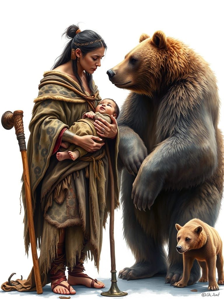 Primal Motherhood Confronts the Wild