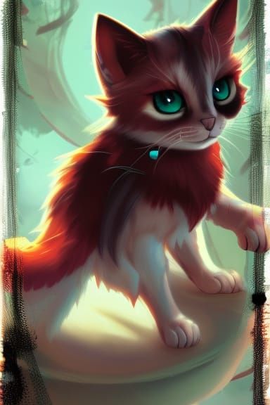 Aria Blaze as Cat: Hyperdetailed Concept Art