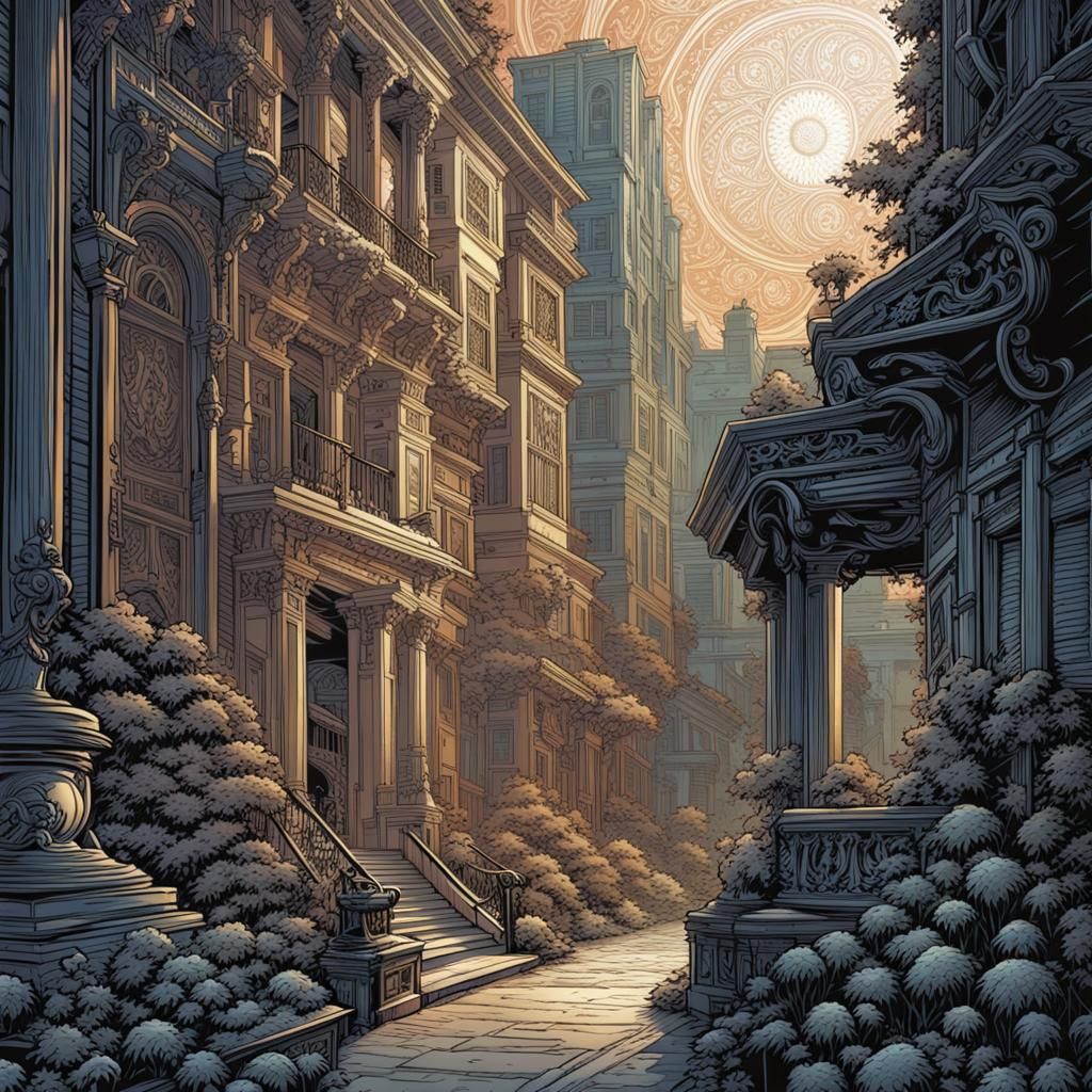 Dynamic Comic Book Art: Artful Lace Illustration