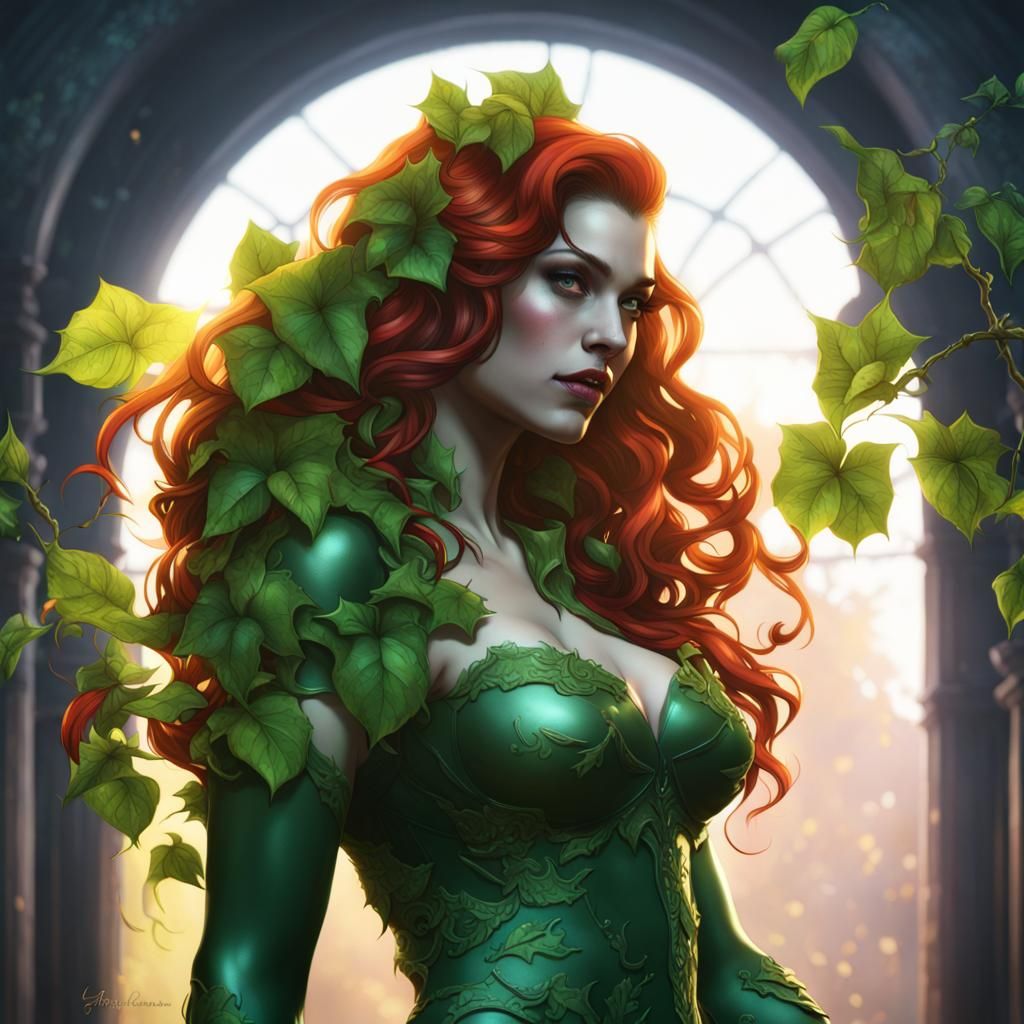 Poison Ivy: Dark Fantasy Concept Art in 8k