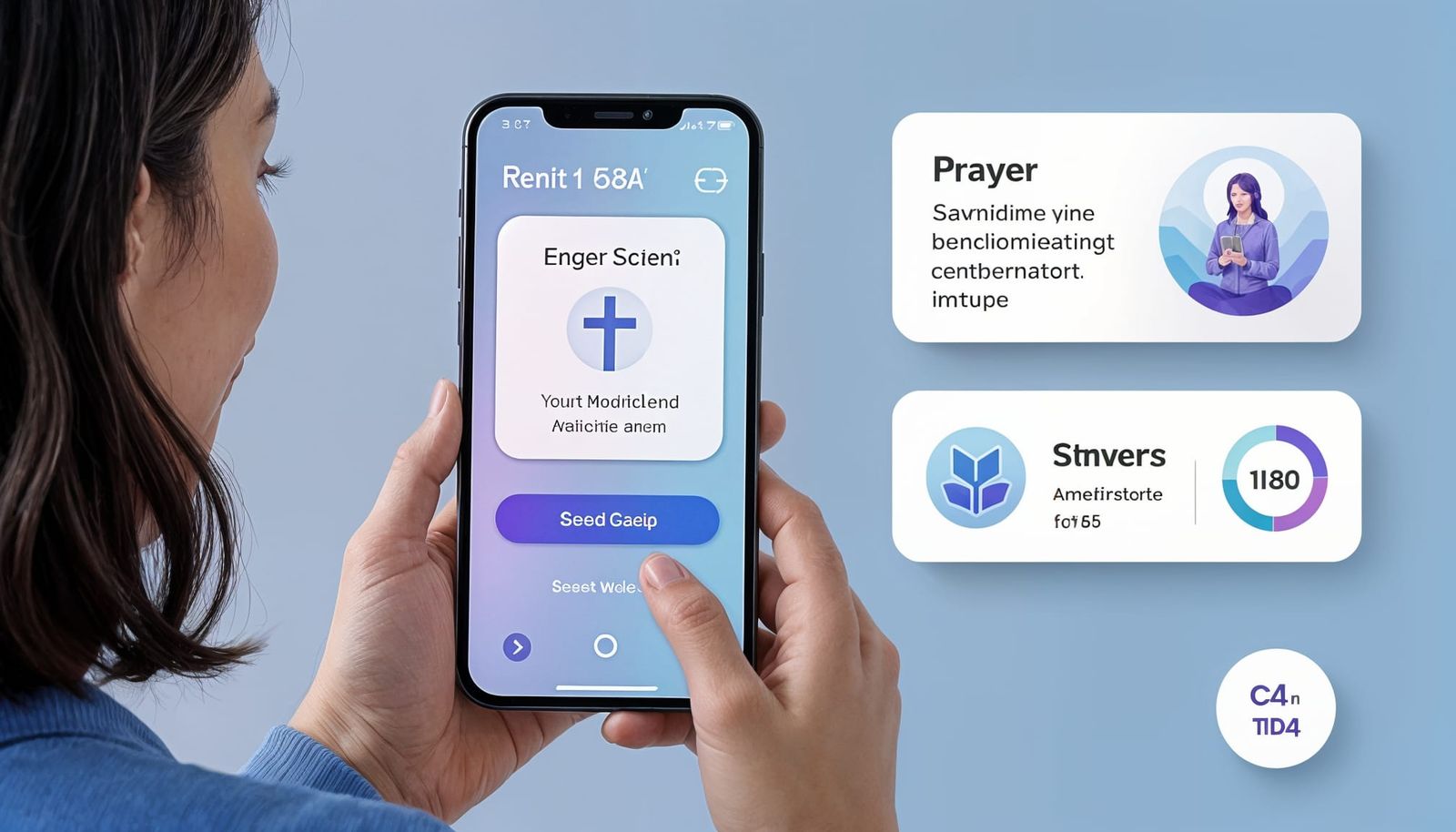 FaithPath App Demo: Modern Mobile Interface