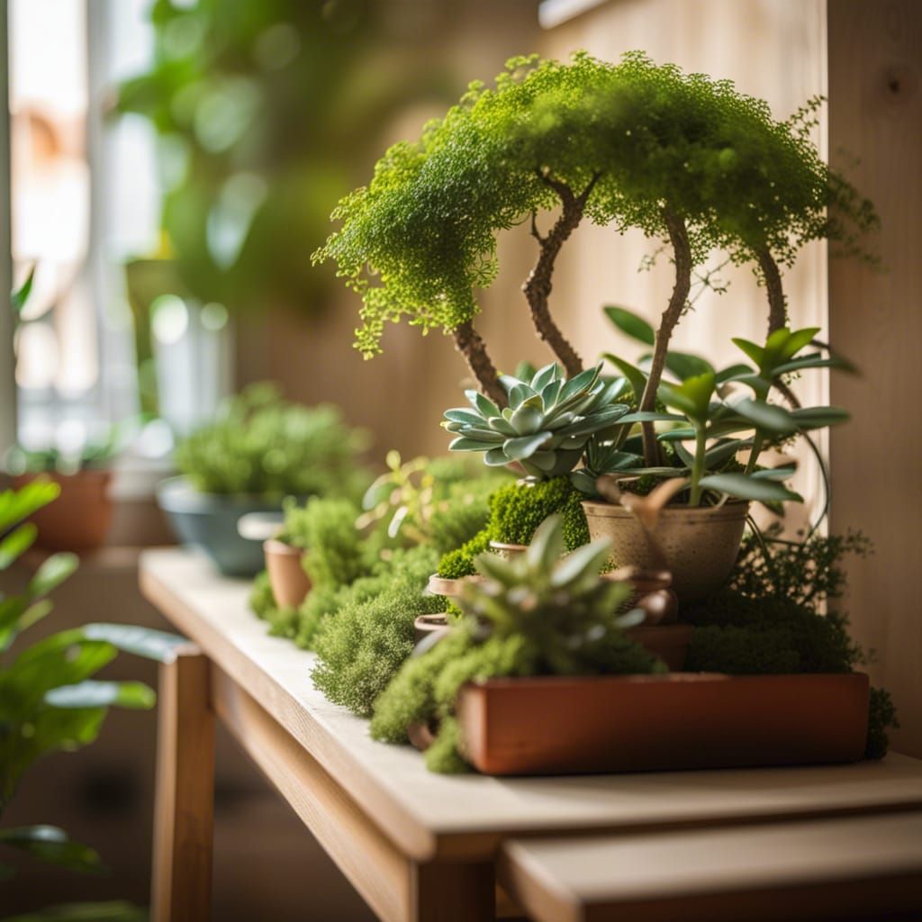 Feng Shui Mini Garden in Italian Apartment