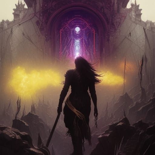 Dark Fantasy Metallica Concept Art in 8K Resolution