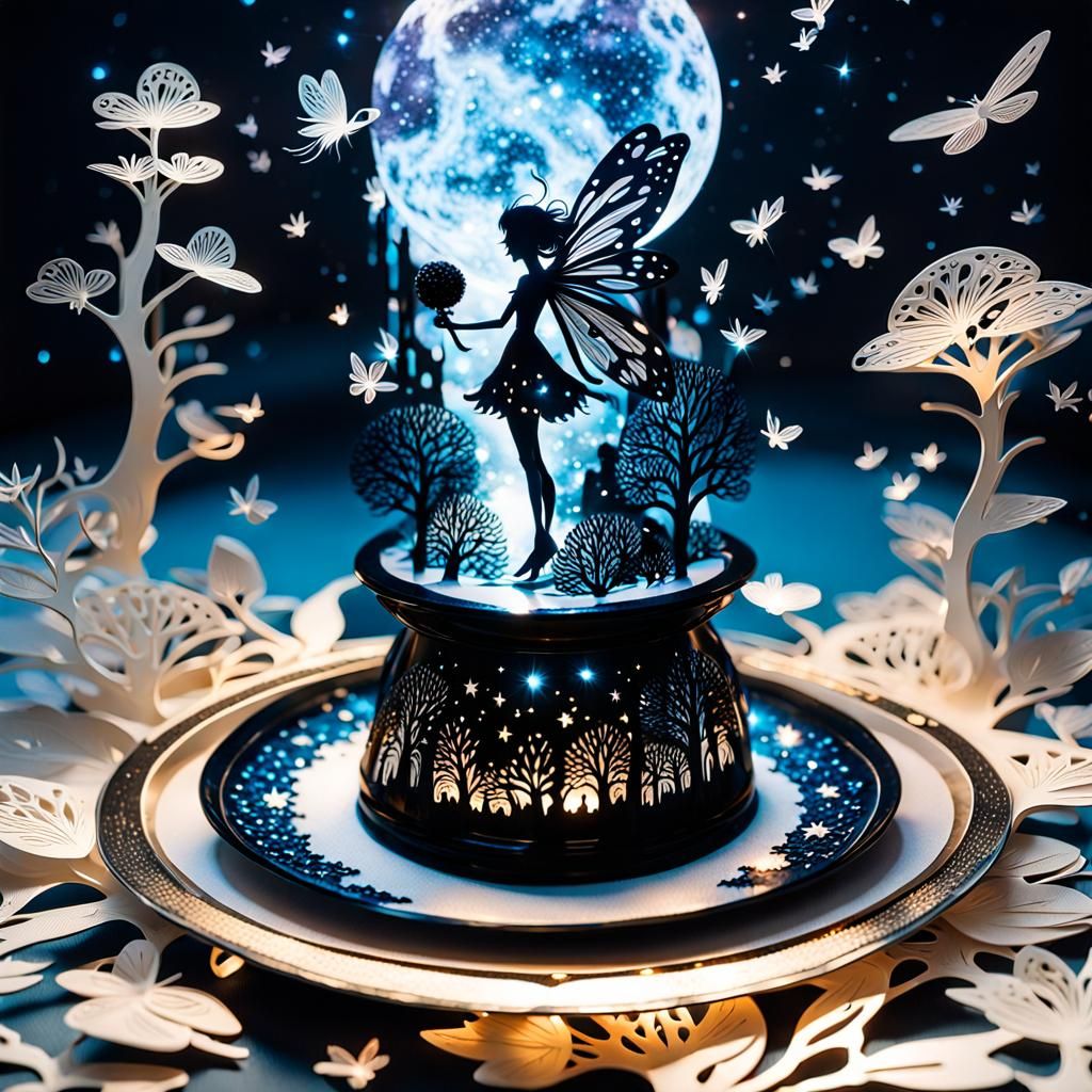Kirigami Inkwell Reveals a Fairy World