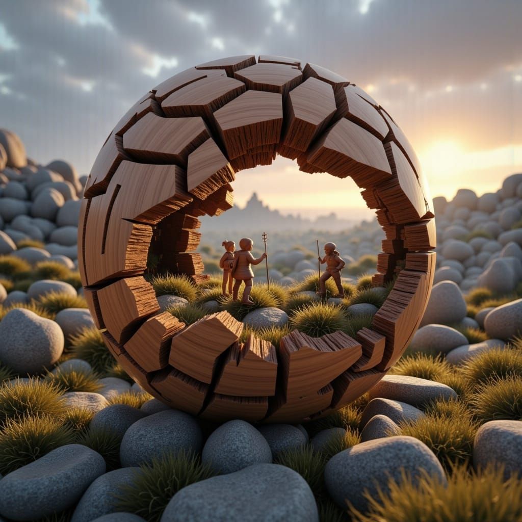 Wooden Magic 8-Ball Navigates Week with Sunrise