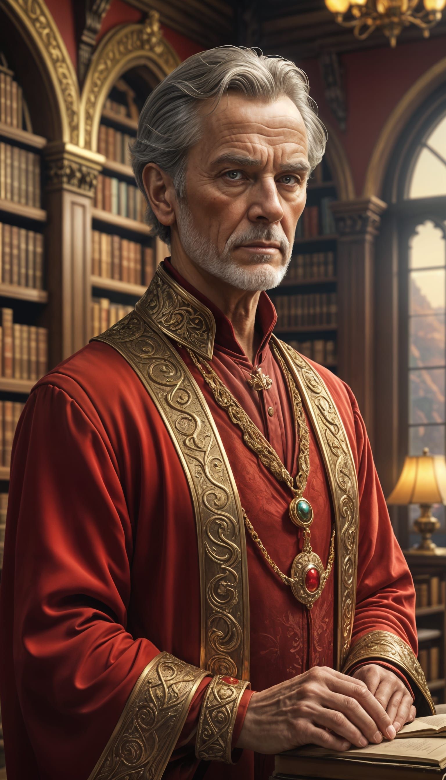 Regal Counsellor in a Fantasy Realm