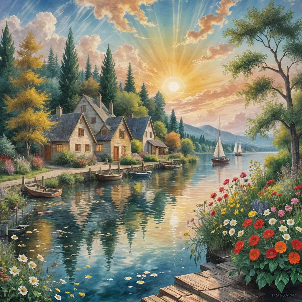 Lakefront Serenity in a Secluded Waterfront Town