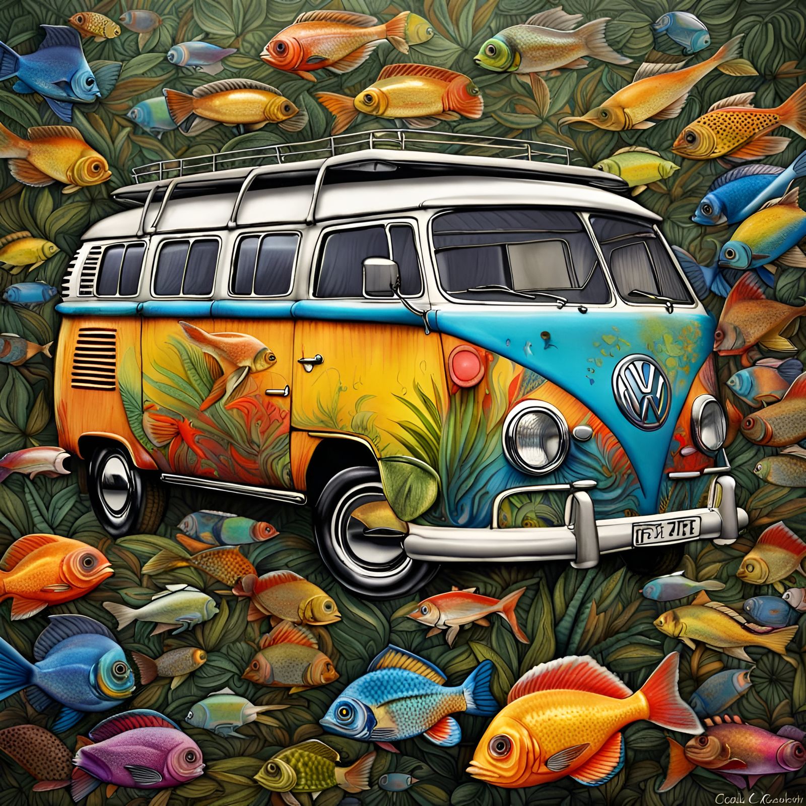 Fishing Around a Camper Van #1, Masterplayer