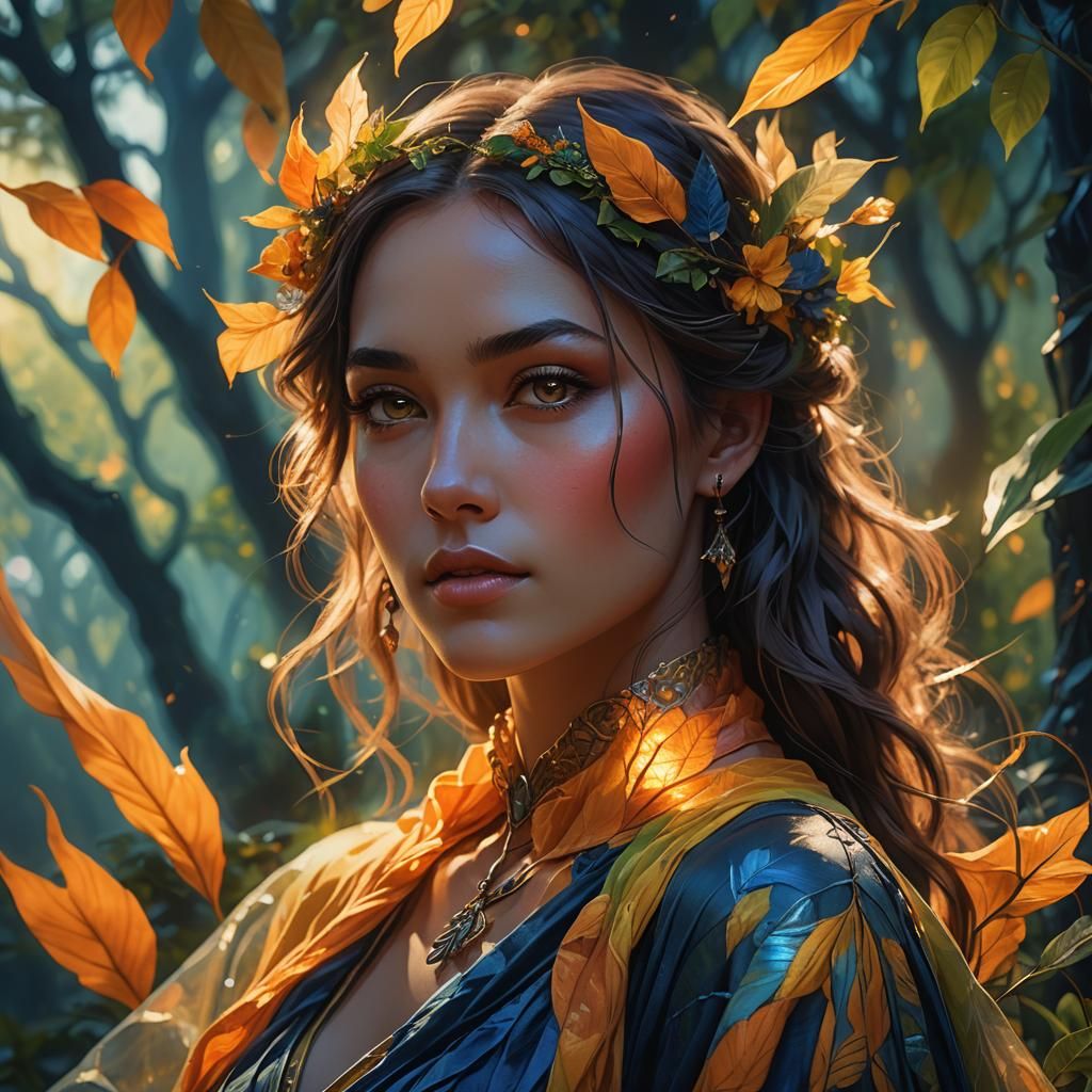 Fantasy Girl Portrait in Unreal Engine 5 Style