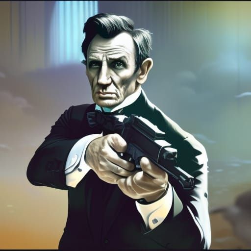 Abe Bond: Lincoln as James Bond in Dark Fantasy