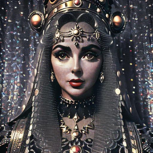 Photorealistic Portrait of Elizabeth Taylor