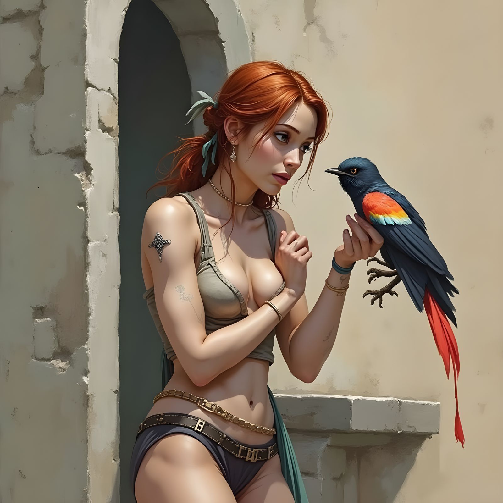 Abstract Surreal Dreamscape Generated by AI