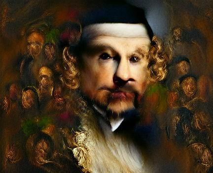 Portrait B, beautiful, Rembrandt van Rijn, Leonardo Da Vinci...