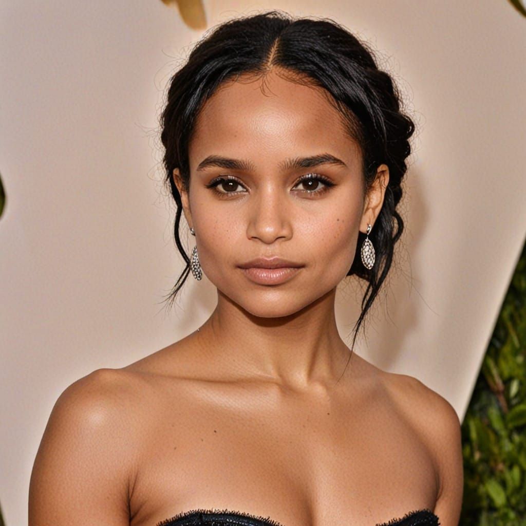 Enigmatic Actress Zoe Kravitz in a Surreal Portrait