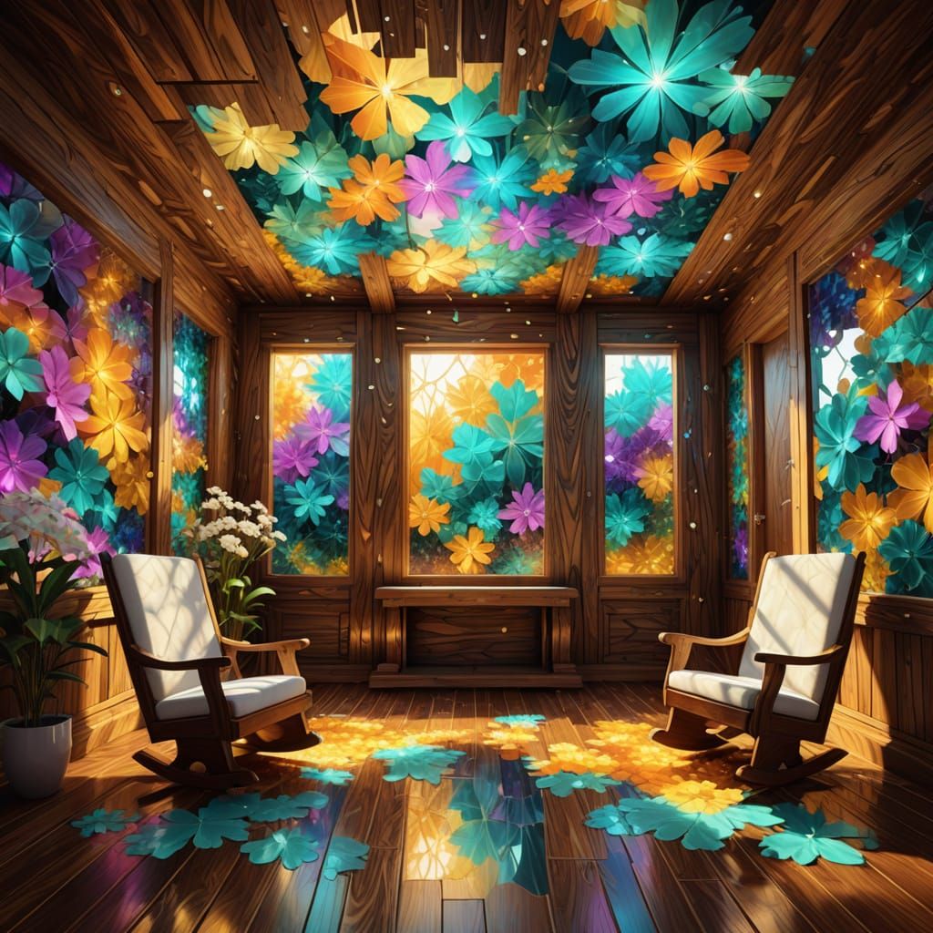 Recovery Chamber Interior in Abstract Fractal Style