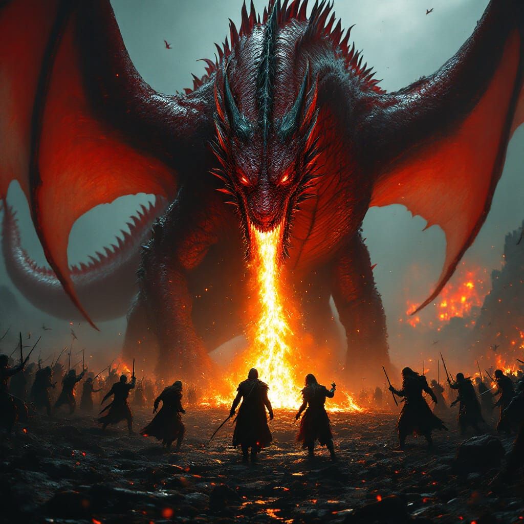 Red Dragon Unleashes Fiery Breath