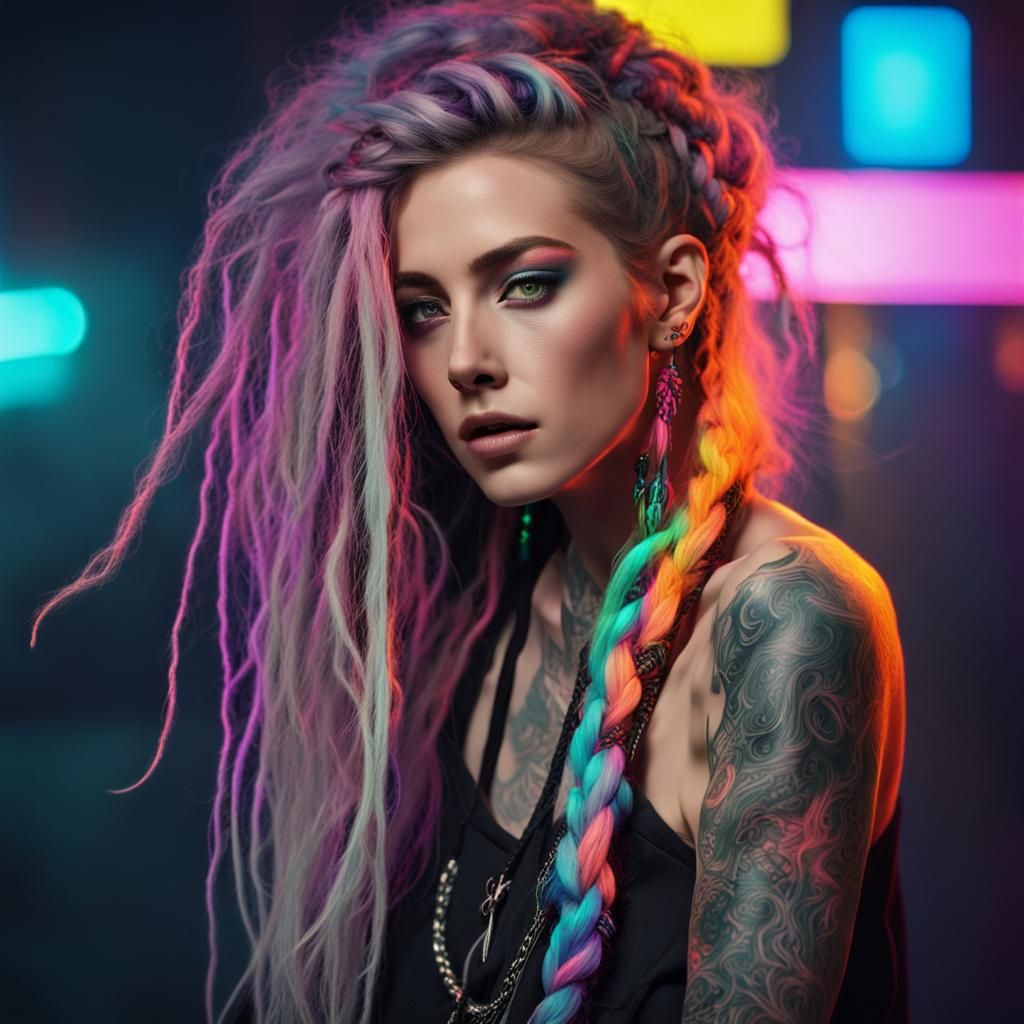 Braids, Messy Hair Ver.