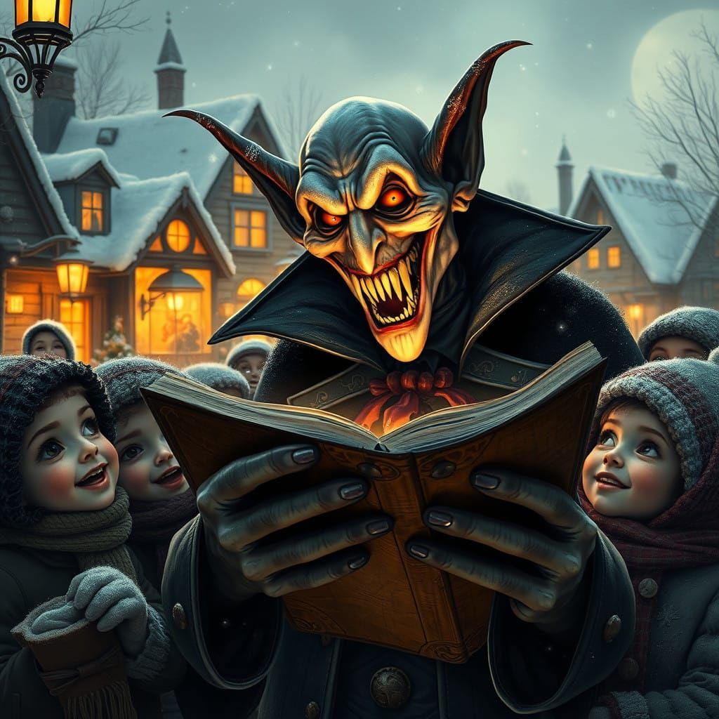 Terrifyingly Delightful Count Orlok Christmas Caroling with...
