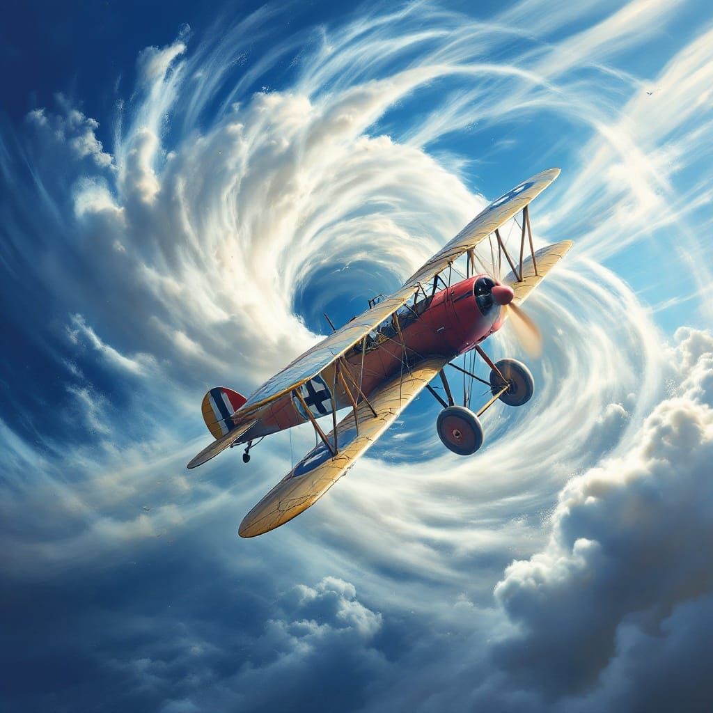 Vintage Biplanes Engage in Epic Dogfight