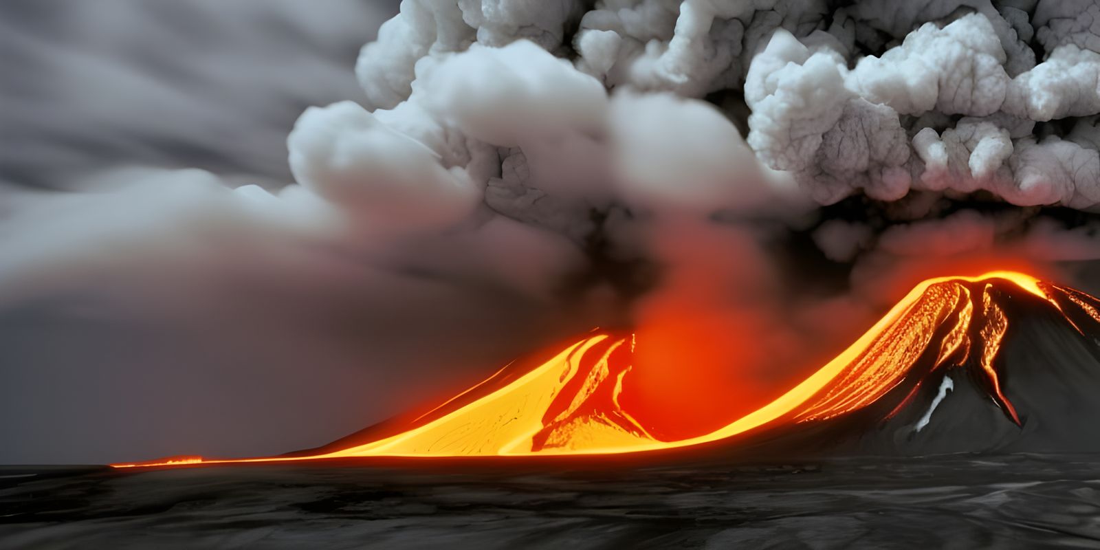 Icelandic Volcano Eruption: Epic Film Noir Scene