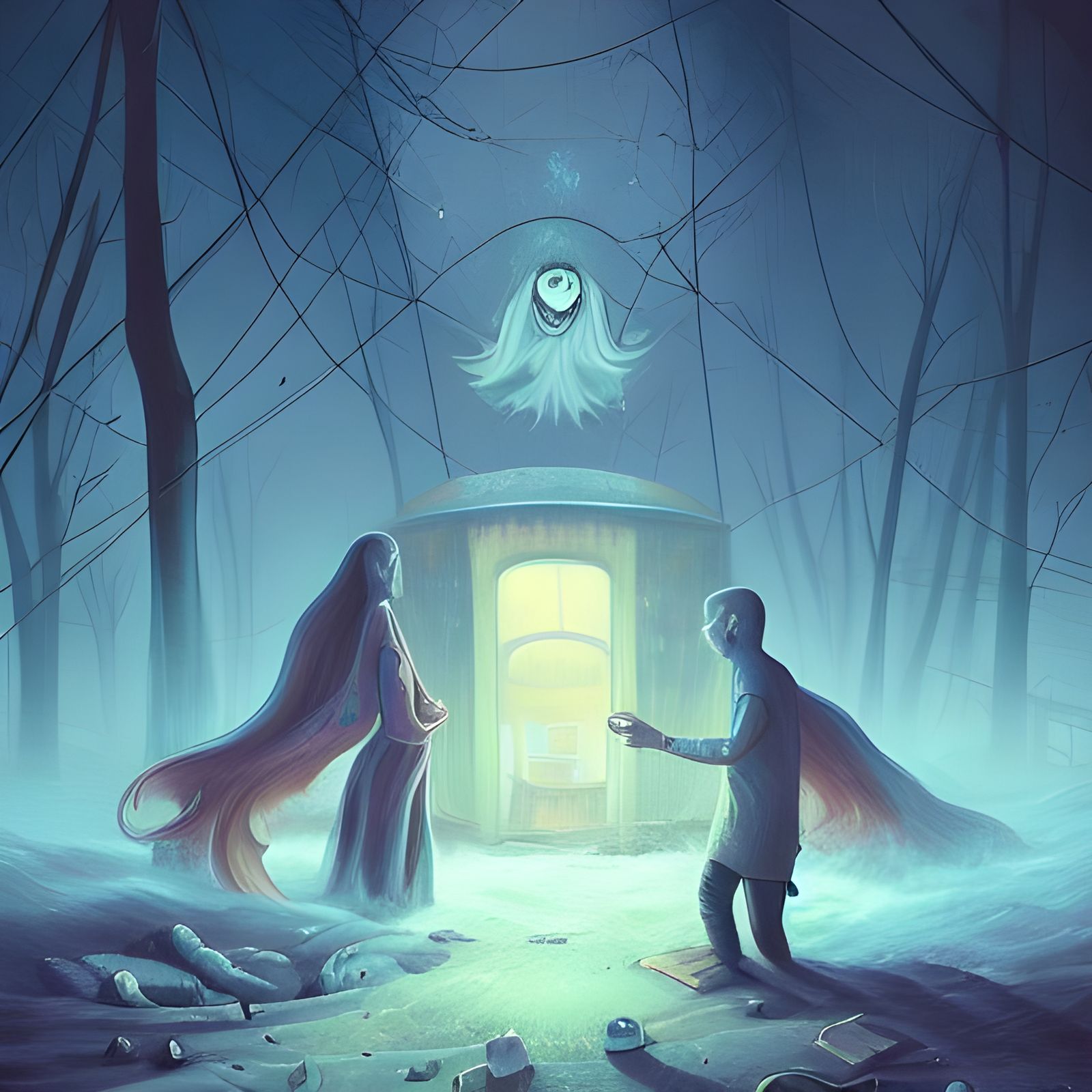 Ghost Within: A Digital Art Masterpiece