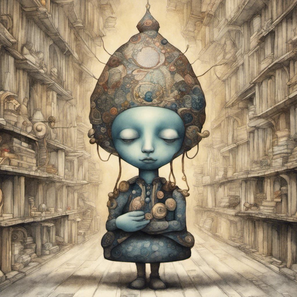 Silence as Truth: A Hyperdetailed 3D Illustration