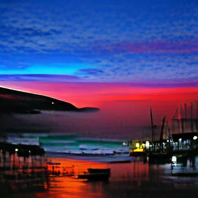 Colorful Sky Just Before Dawn