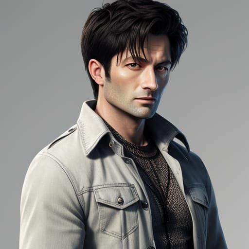 Mysterious Figure in Shadow