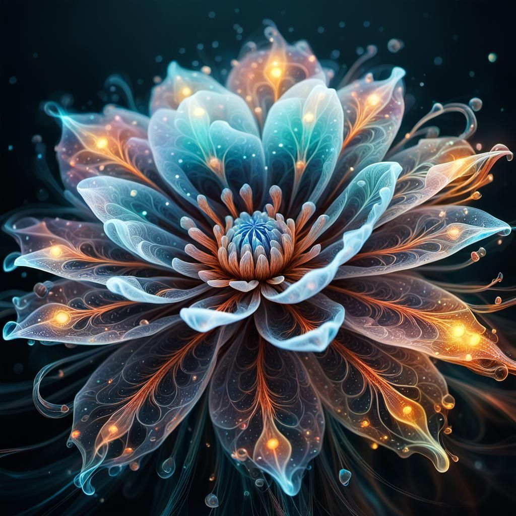 Glowing Flower 2