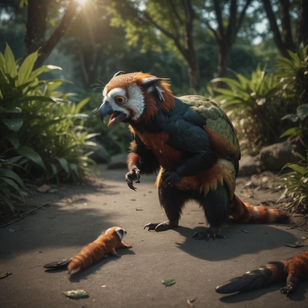 Hybrid Animal Creature in Cinematic Style