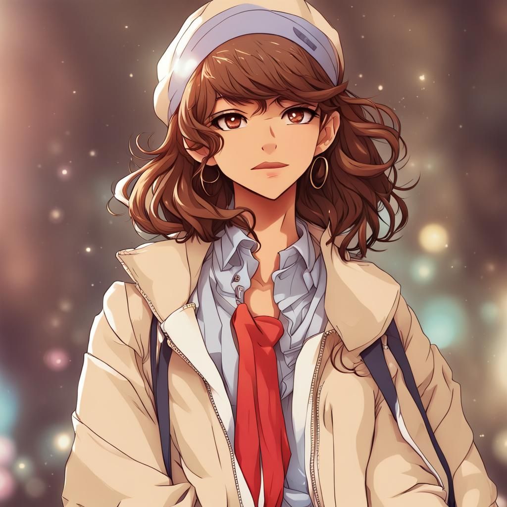 Zendaya in Anime Key Visual Style