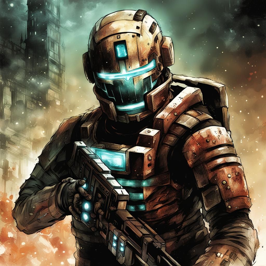 Dead Space in Anime Style Key Visual