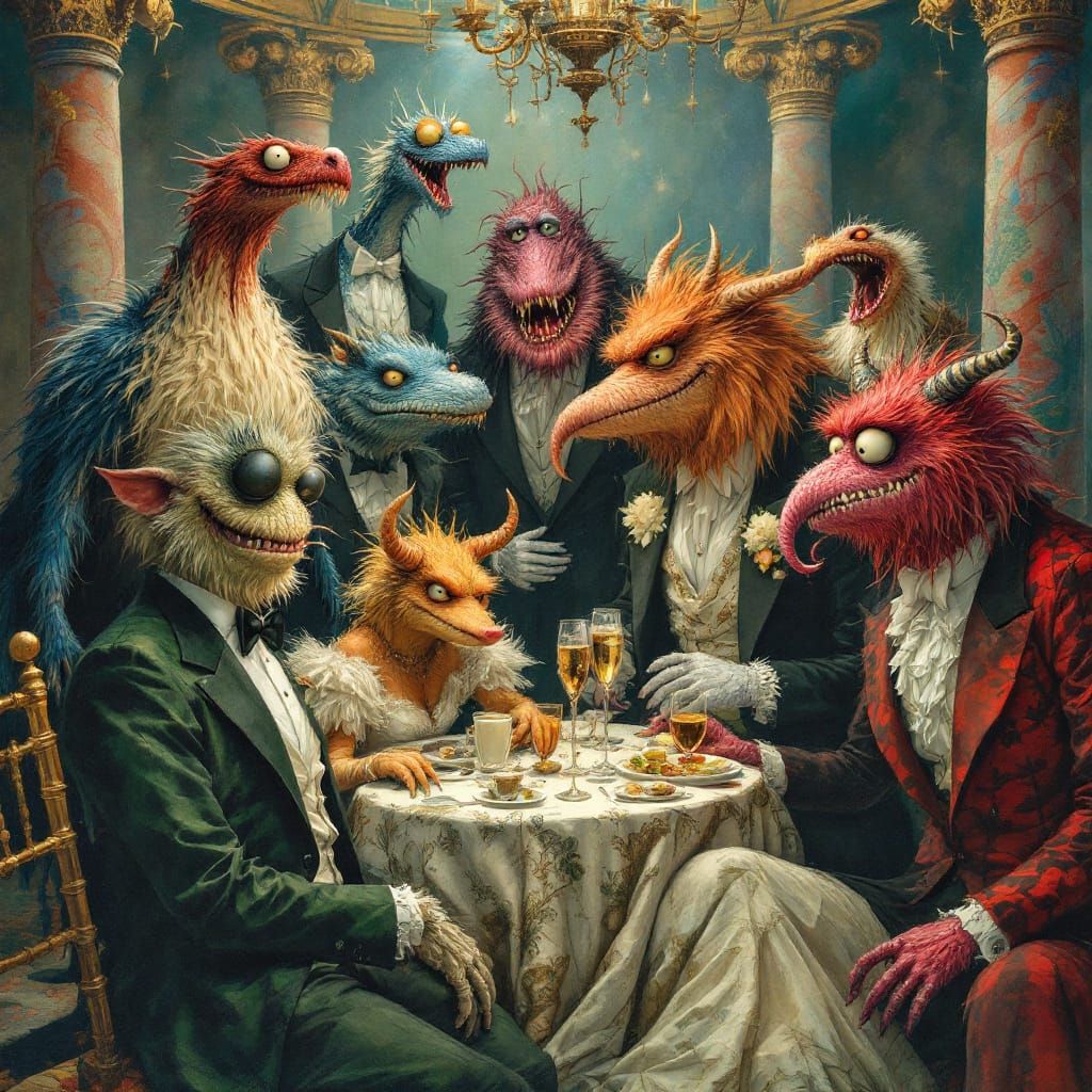 Monsters' Ball: A Formal Gathering of Creatures