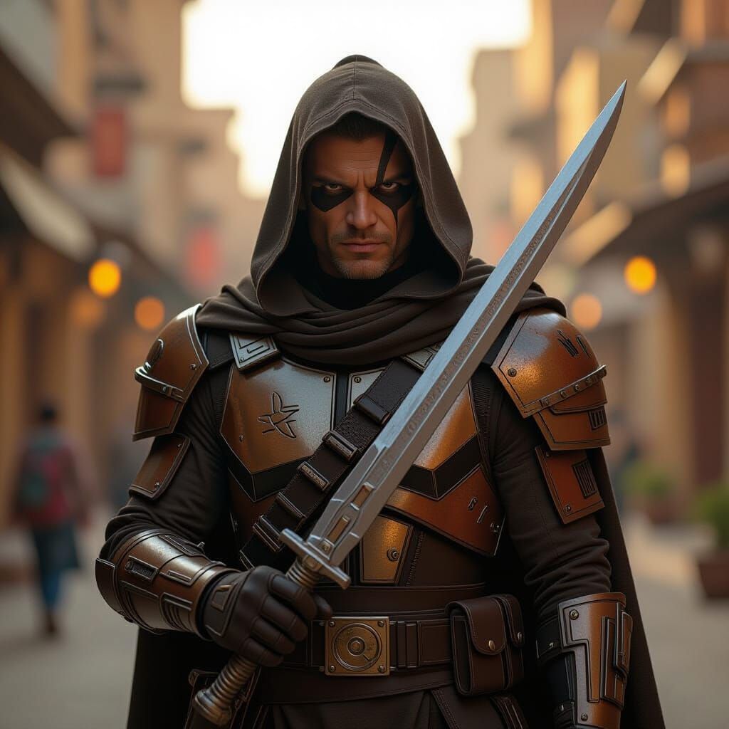 Nikto Warrior with Vibrodaggers: Cinematic Film Still