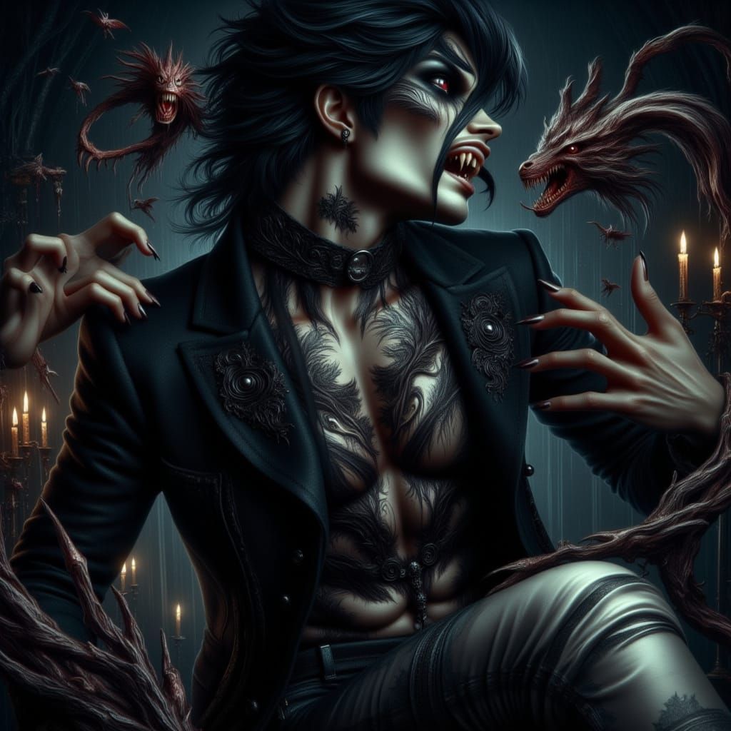 Alluring Vampire Unleashes Deadly Charm