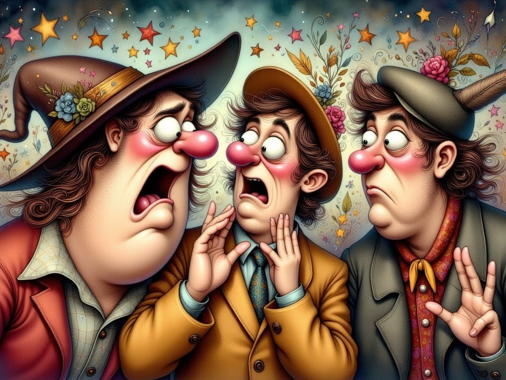 Moe Howard Pokes Shemp's Eyes in a Classic Three Stooges Sce...