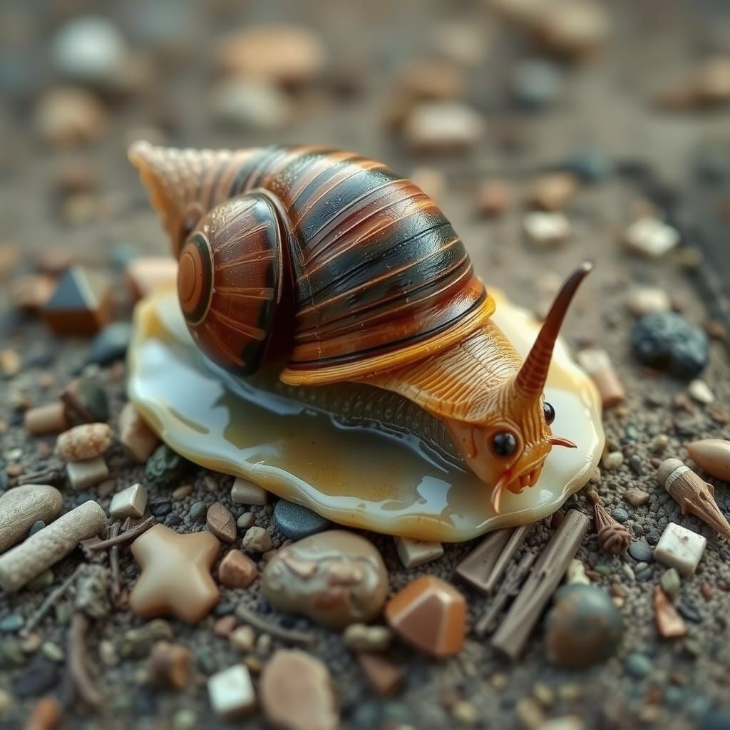 Emotional Unicorn Snail: An AI Interpretation